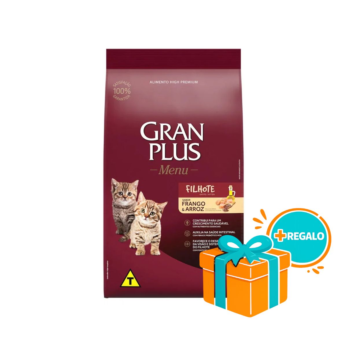 GRAN PLUS Alimento Gatito Sabor Pollo y Arroz 10kg