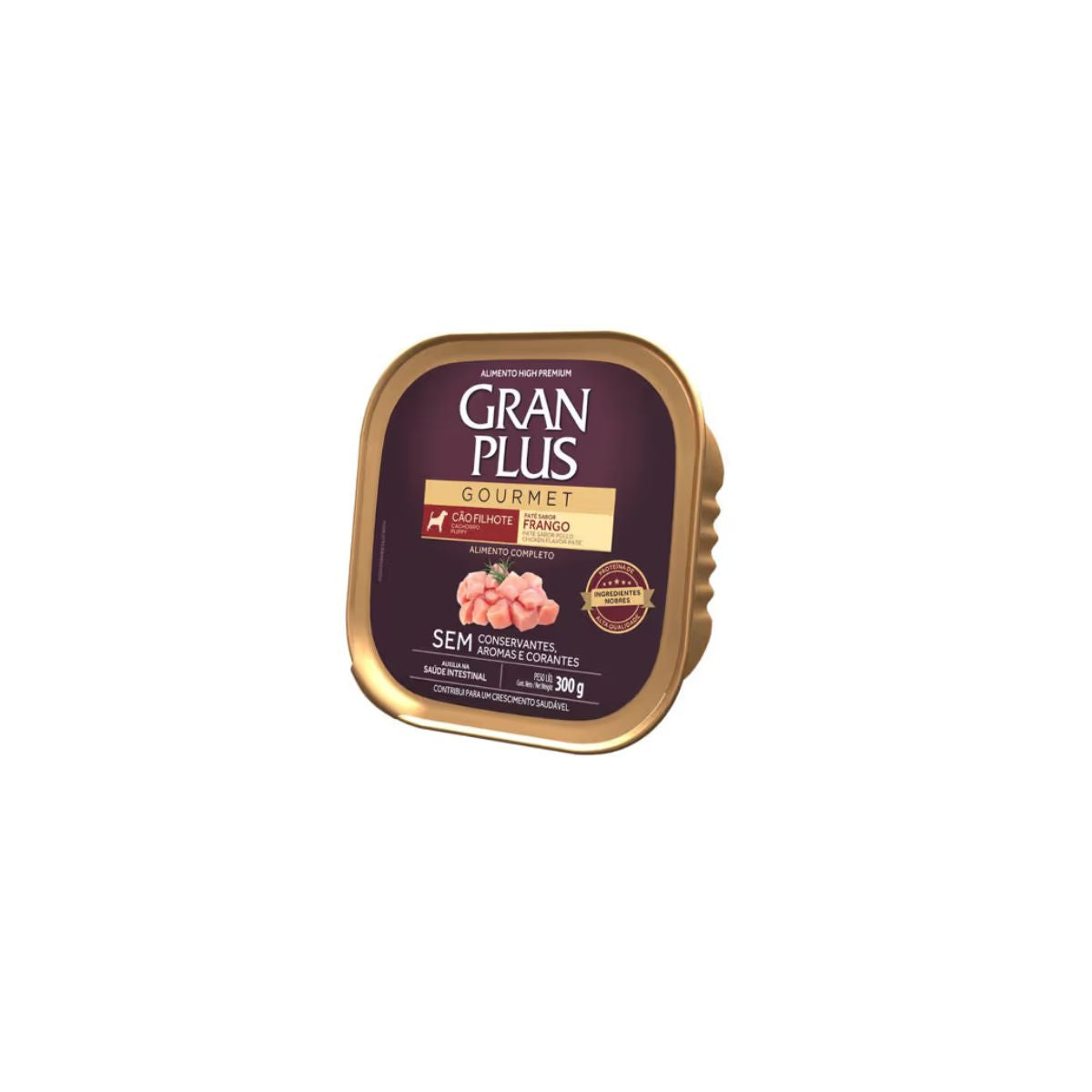 PATE GRAN PLUS CACHORRO POLLO 300G