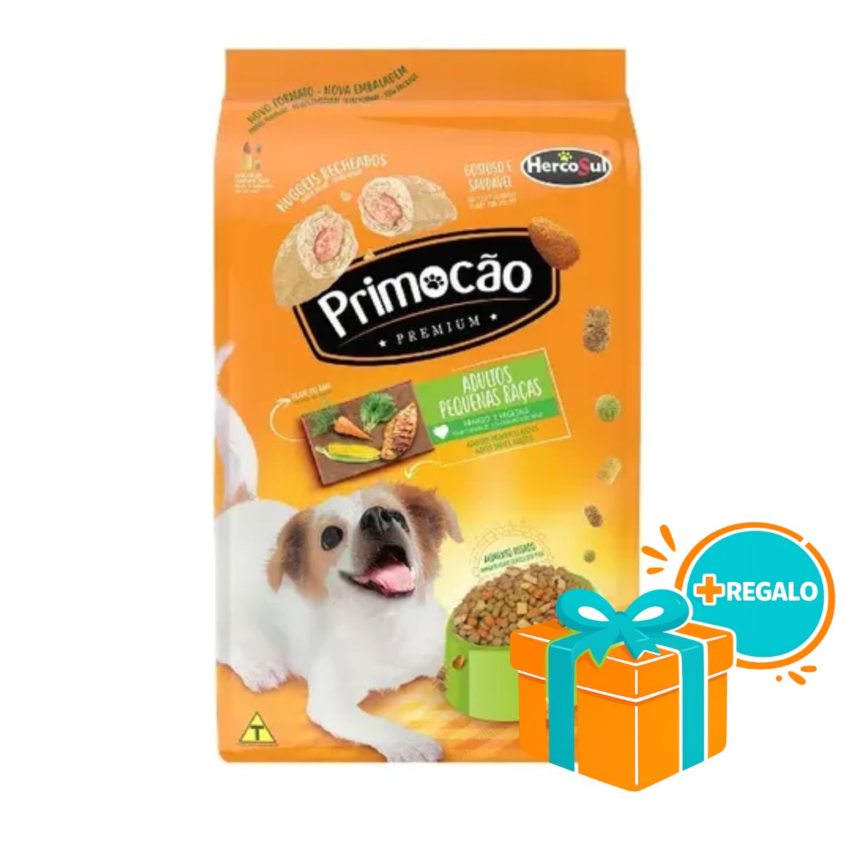 PRIMOCAO Alimento Premium Adulto raza Pequeñas Pollo y Vegetales 20 kg
