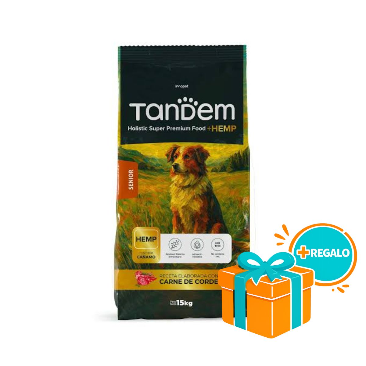 Tandem Perro Senior Sabor Cordero 15 Kg