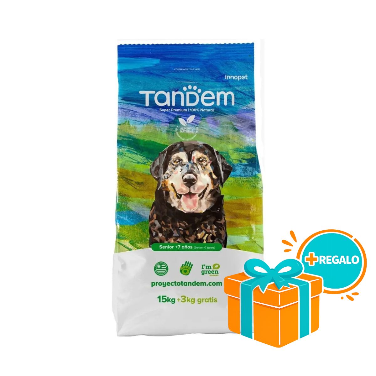 Tandem Senior Perro Adulto 18 Kg + REGALO