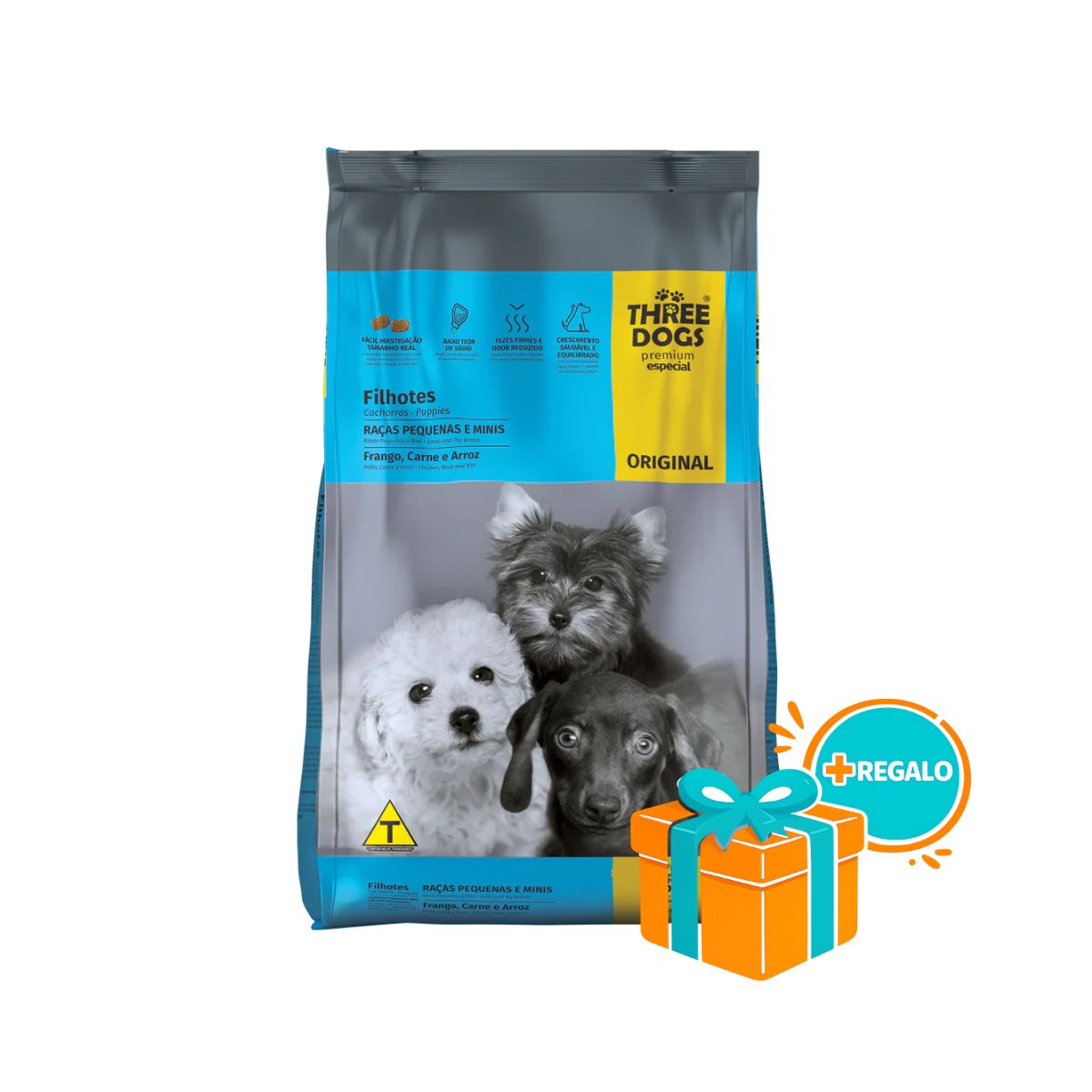 THREEDOGS FAMILIA ORIGINAL CACHORROS 15KGS PEQ/MINI