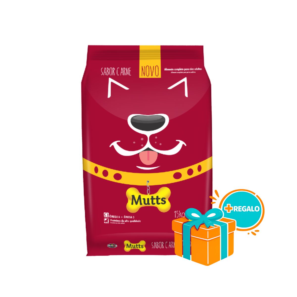Alimento Seco Mutts Adulto 22kg Carne Perro Todas Razas