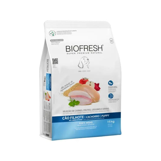 BIOFRESH Alimento Cachorro Raza Medias 15 kg