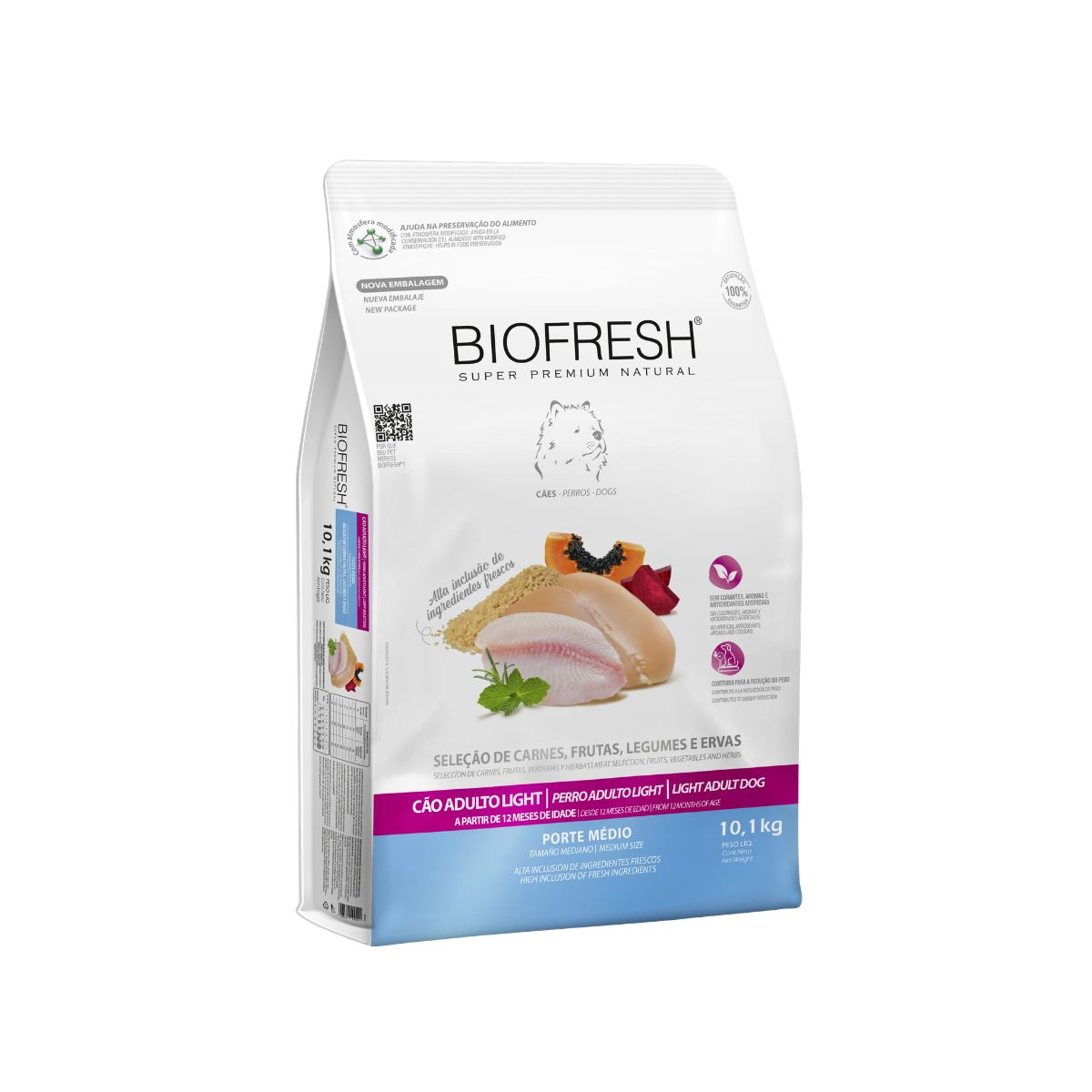 BIOFRESH Alimento Light Perro Adulto Razas Medianas 10,1 kg