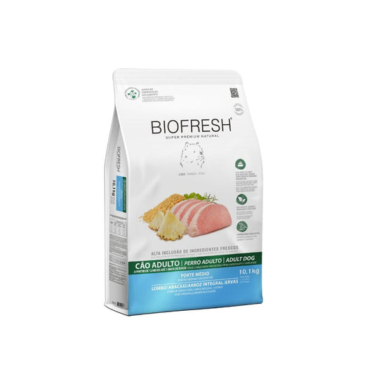 BIOFRESH ADULTO RAZAS MEDIAS 10,1KG CERDO Y ANANÁ