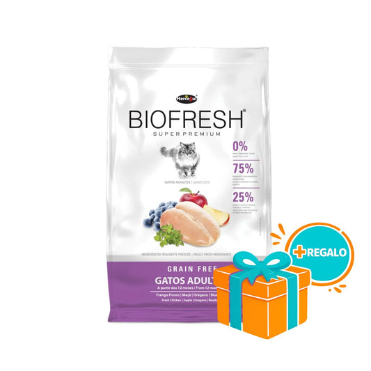 BIOFRESH Alimento Gato Adulto 7,5 Kg+REGALO