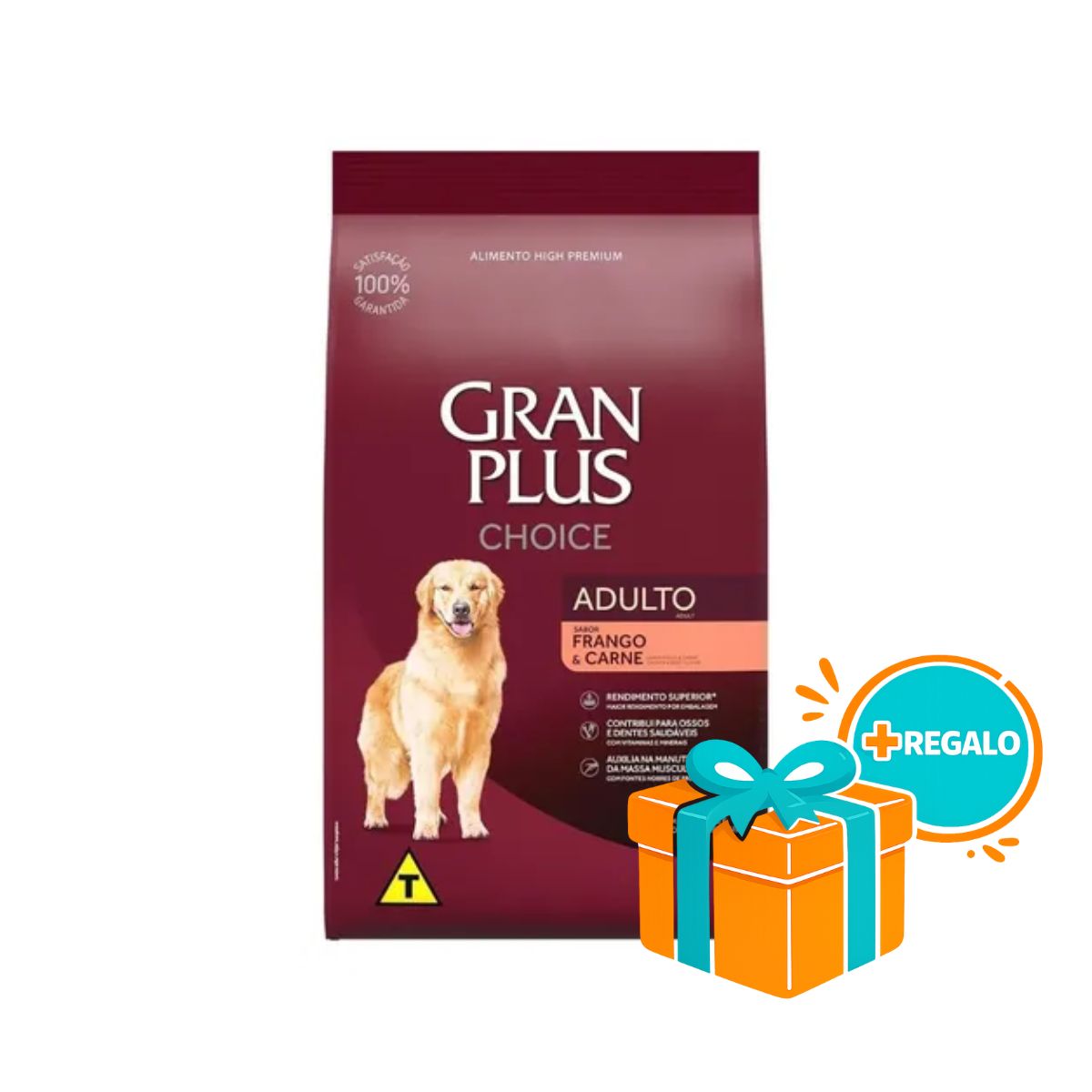 GRAN PLUS Choice Alimento Dog Adulto 20kg (Pollo Y Carne)