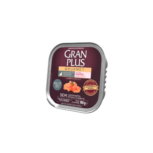 PATE GRAN PLUS GATO CASTRADO SALMON 100GRS