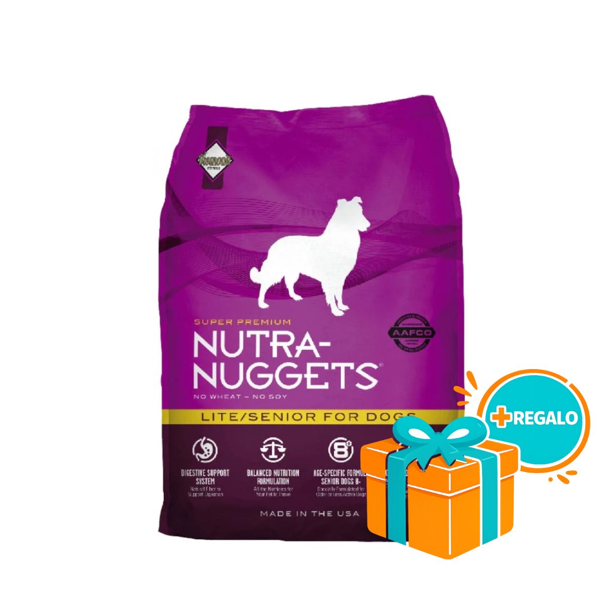 Nutra Nuggets Lite Senior 15kg Con Regalo