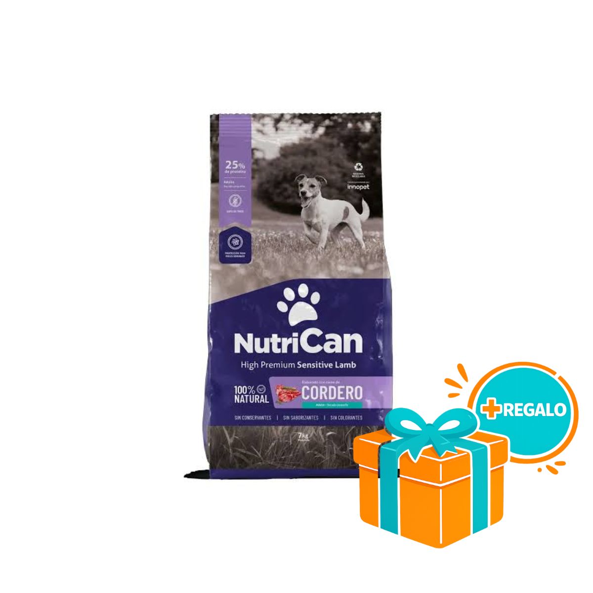 Nutrican Cordero Adulto Raza Pequeña 7kg Con Regalo
