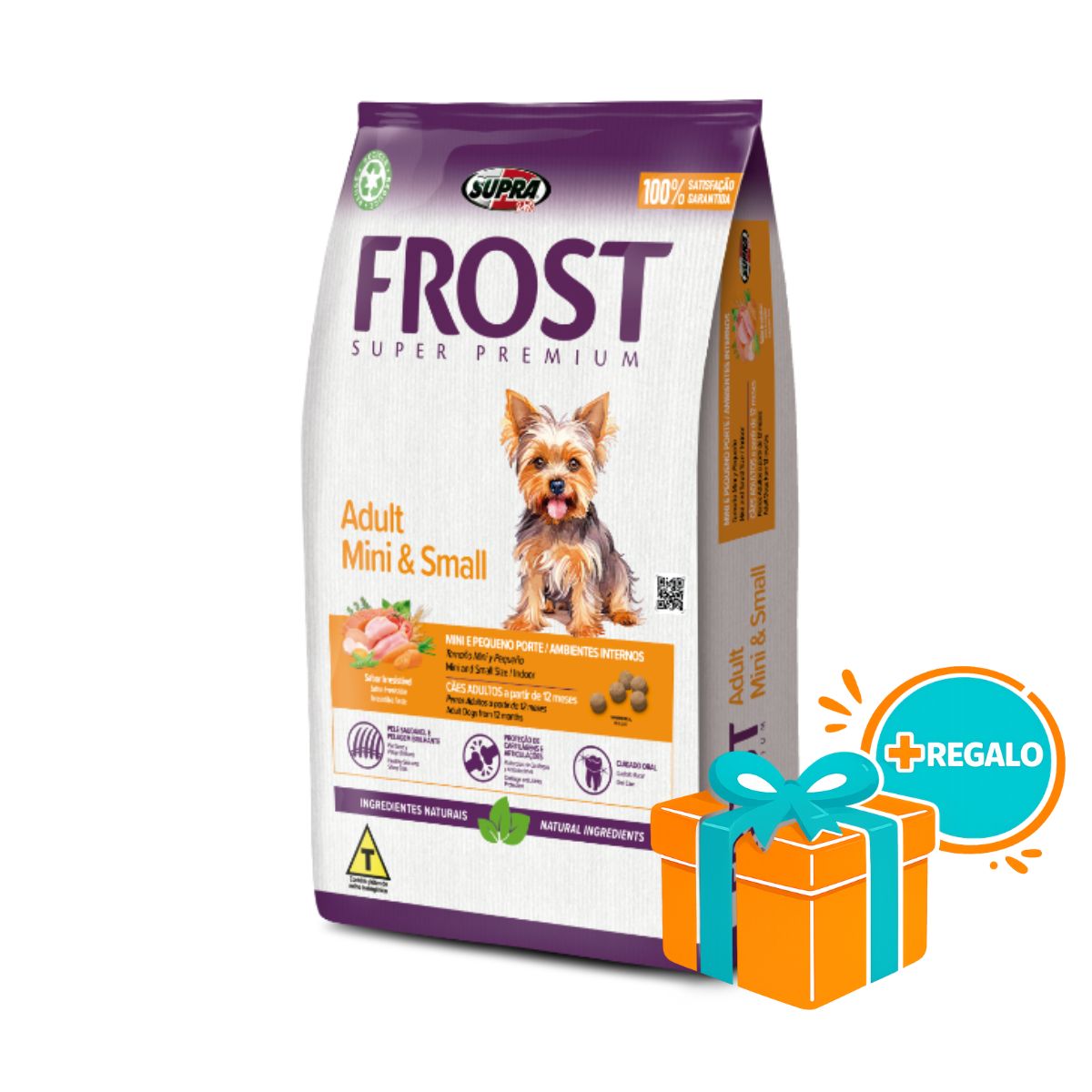 FROST Perro Adulto Razas Pequeñas 15 Kg+REGALO