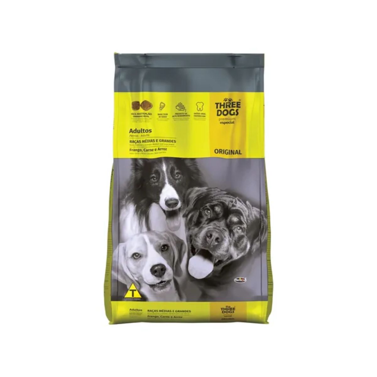 THREEDOGS FAMILIA ORIGINAL MED/GRDES 20 + 2KG