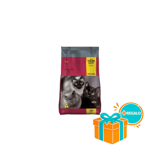 THREE CATS Familia Original Gatos castrados 1 Kg
